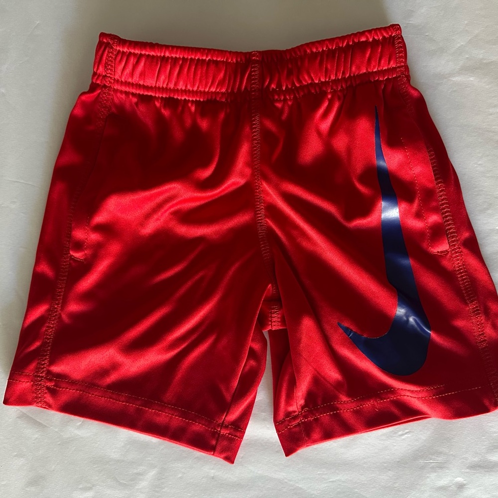 Nike Kids Red Athletic Shorts